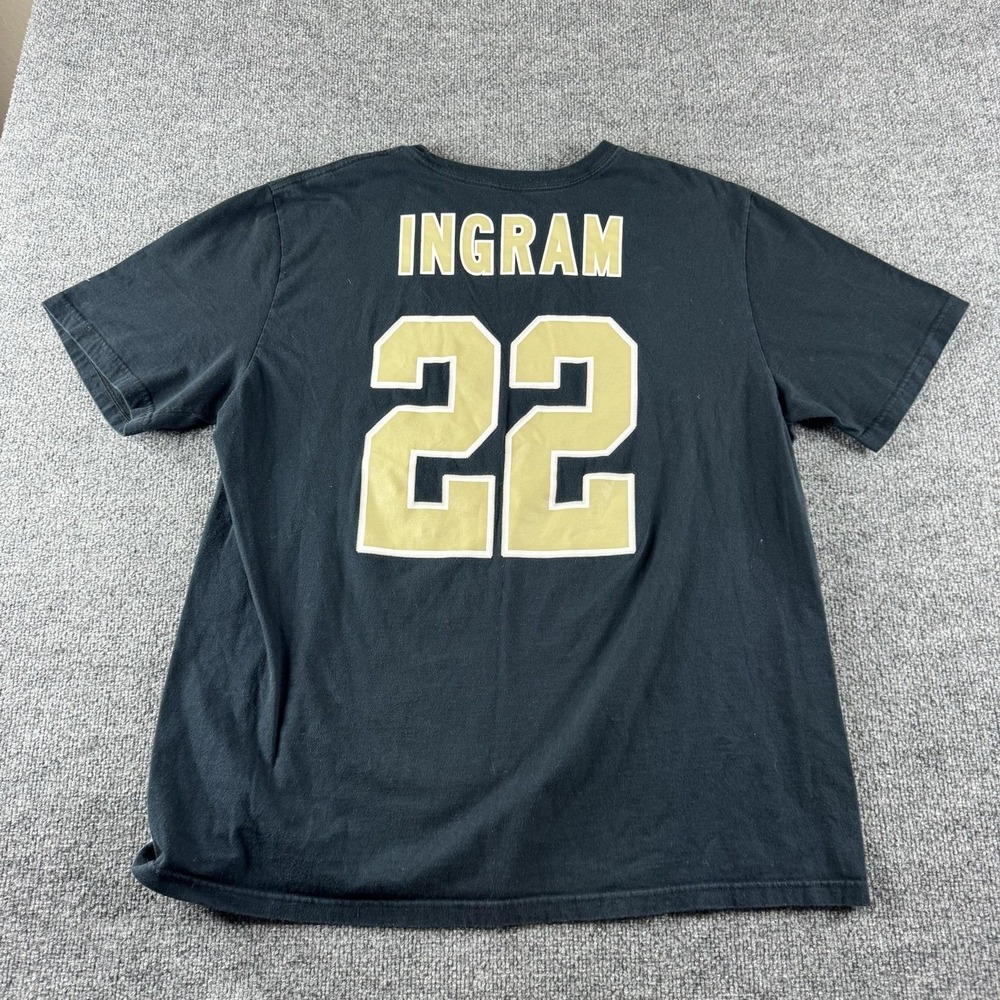 New Orleans Saints Shirt Mens 2XL Black NFL Football Nike Mark Ingram 22 Tee